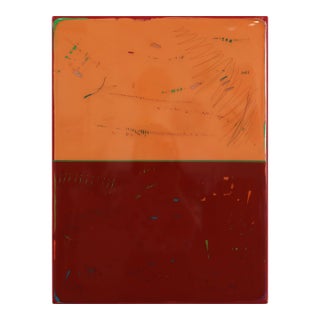 Double Vision 76 - Original Contemporary Minimalist Abstract Mixed Media Painting by Ricky Hunt For Sale