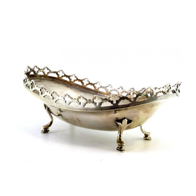 Silver Candy Box with Wire Rack and Horse-Shaped Feet For Sale - Image 3 of 7
