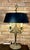 1990s Pair of Brass French Empire Swan Tóle Bouillotte Lamps. For Sale - Image 12 of 12