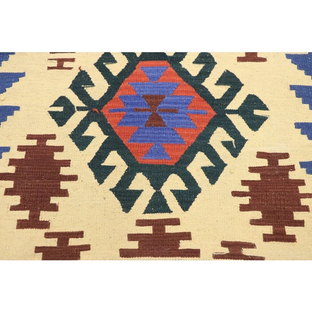 Vintage Persian Shiraz Kilim Rug - 02'08 X 03'06 For Sale - Image 4 of 9