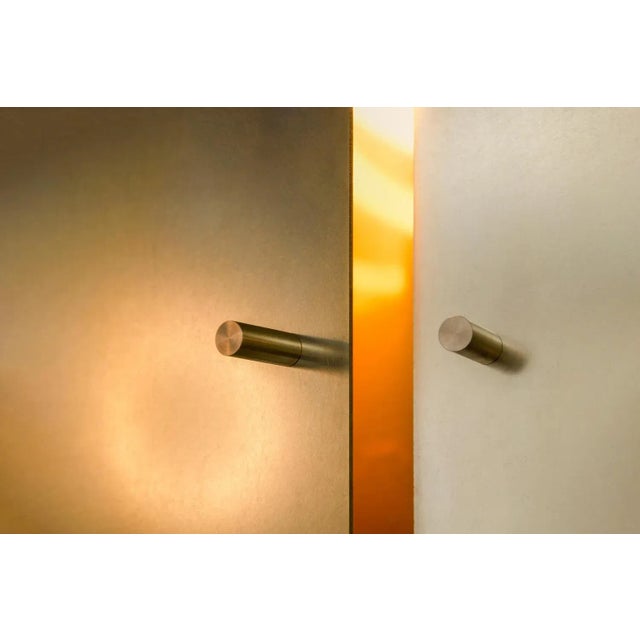 Not Yet Made - Made To Order Brass Triptychs Enlighted Mirror, Jesse Visser For Sale - Image 5 of 6