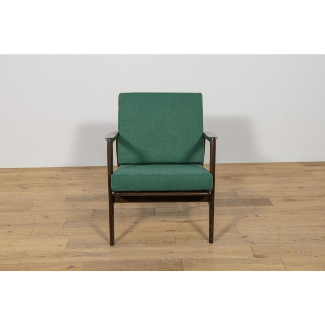 Green Set of Model 300-139 Armchairs from Swarzędz Furniture Factory, 1960s For Sale - Image 8 of 18