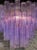 Modern Lavender "Tronchi" Murano Glass Tube Form Chandelier For Sale - Image 4 of 6