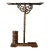 Vintage Huali Wood Brush Pot and Rest - Literati Desk Accessory For Sale