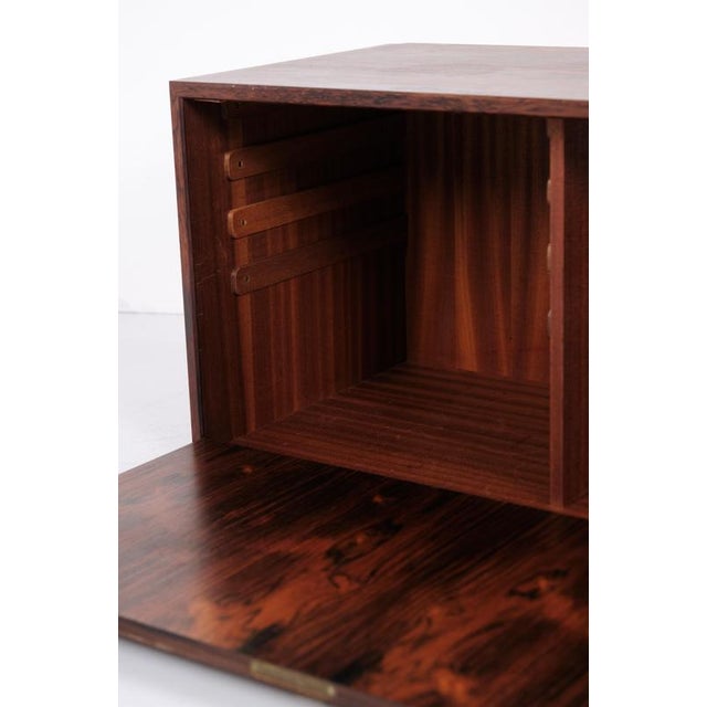 Danish Rosewood Wall Mounted Cabinet, 1960s For Sale - Image 9 of 12