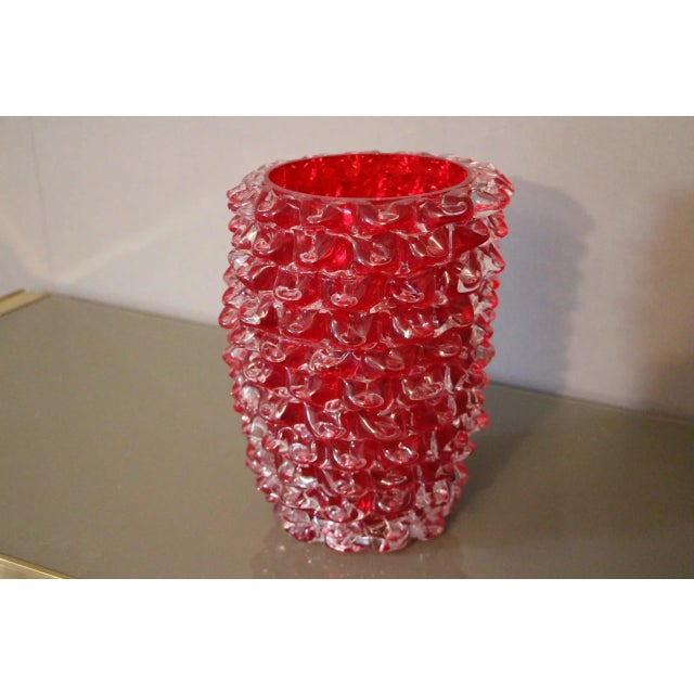 Mid-Century Murano Glass Vase For Sale - Image 7 of 12