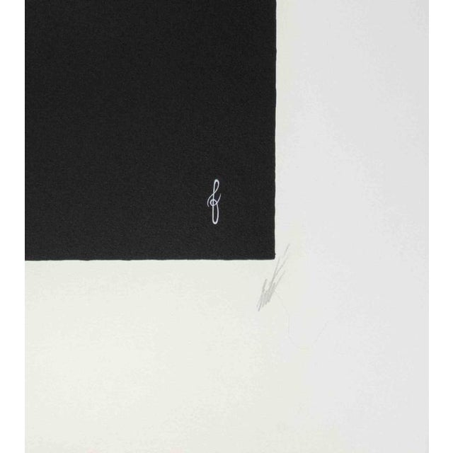Contemporary Erté, Nude Letter F, 1976, Lithograph For Sale - Image 3 of 4