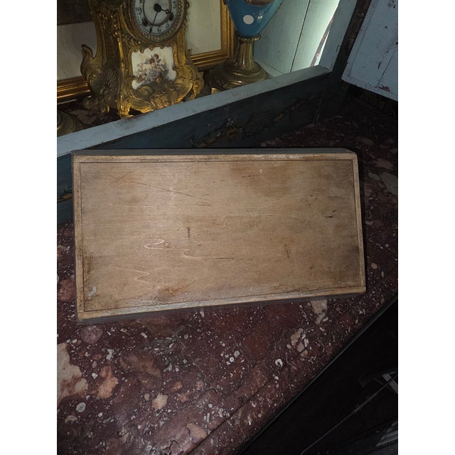 Primitive Caddy With Painted Surface For Sale - Image 4 of 7