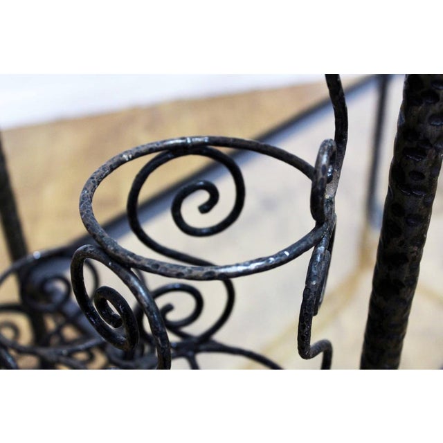 Black Mid-Century Serving Trolley, 1950s For Sale - Image 8 of 16