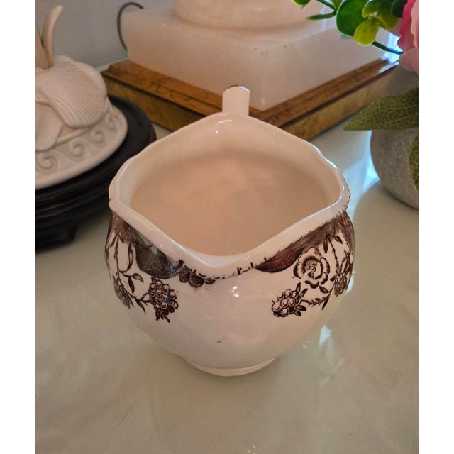 Mid 20th Century Vintage Johnson Brothers His Majesty Creamer Pitcher England For Sale - Image 5 of 10