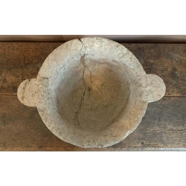 Early Renaissance Grey Marble Mortar For Sale - Image 4 of 7
