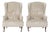 Luigi Caccia Dominioni Pair of Ambrosianeum High-Back Lounge Chairs for Azucena, 1955 For Sale