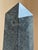 Stone 16' Neoclassical Style Dark Green Marble Obelisk For Sale - Image 7 of 17