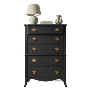 Professionally Restored — 1940 Vintage Huntley Mahogany Dresser For Sale