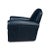 Contemporary Blue Leather Club Chair For Sale - Image 3 of 10