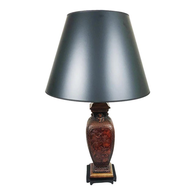 Maitland Smith Asian Porcelain Table Lamp For Sale