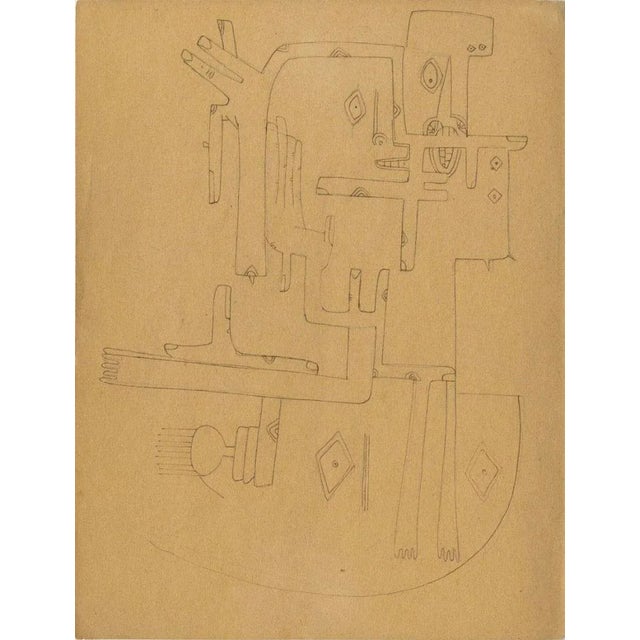 This extraordinary and rare drawing by Wifredo Lam is one of the artworks that the artist took with him when he moved from...