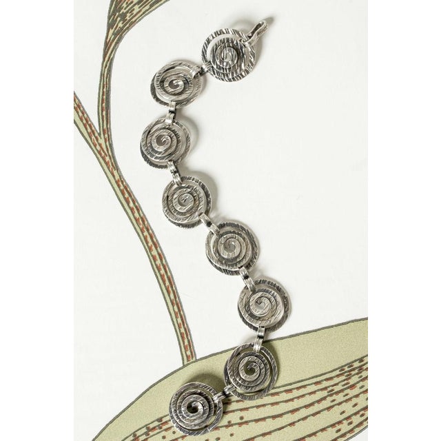 Mid-Century Modern Vintage Silver Bracelet by Elis Kauppi, 1967 For Sale - Image 3 of 7