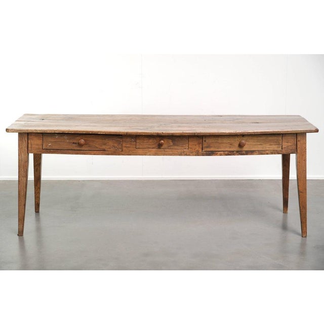 Rustic French Farmhouse Dining Table For Sale - Image 3 of 15