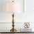 Modern 29 Inch H Candlestick Table Lamp in Gold - a Pair For Sale - Image 3 of 9