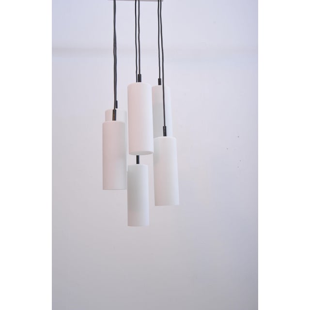 Cascade Ceiling Lamp with 6 Glass Tubes from Staff Leuchten, 1970s For Sale - Image 10 of 10