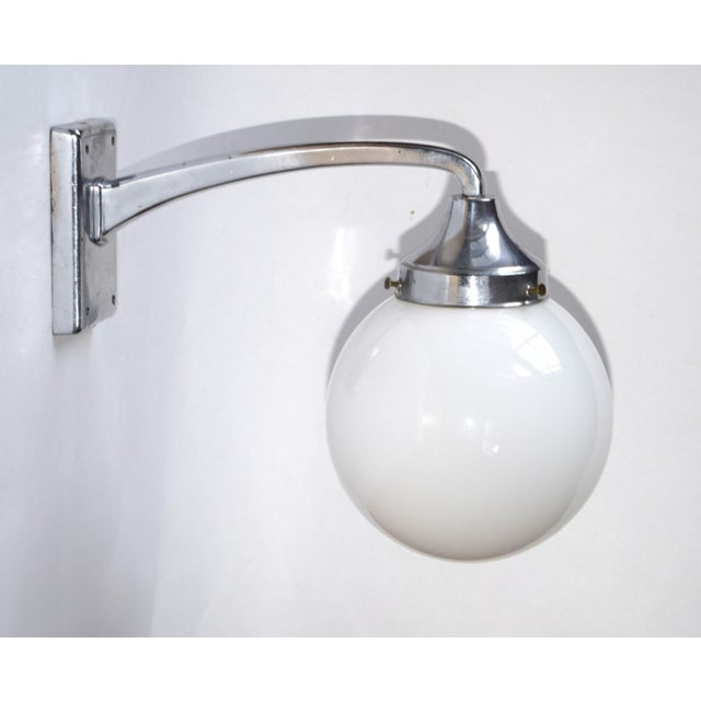 Silver Art Nouveau Wall Lamp in the style of Adolf Loos, 1920s For Sale - Image 8 of 8