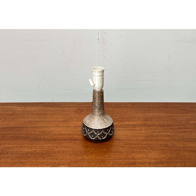 Mid-Century Modern Danish Studio Pottery Table Lamp from Lovemose, 1960s For Sale - Image 17 of 18