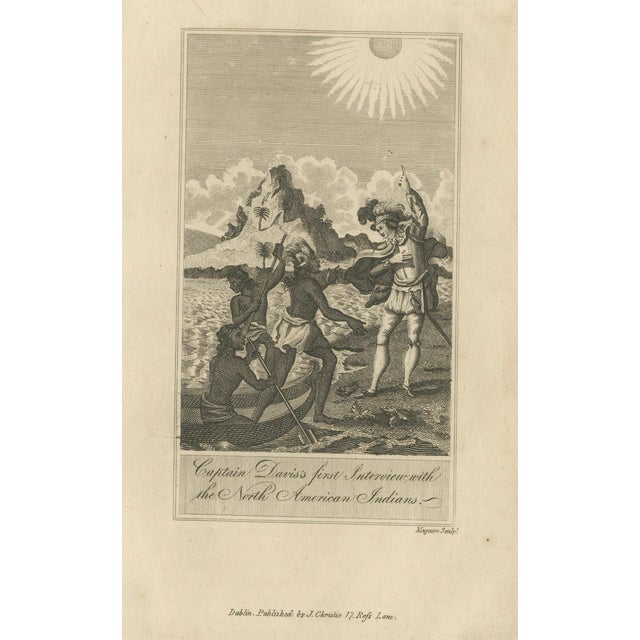 Black Patrick Maguire, Captain Davis's First Interview with the North American Indians, 1815, Engraving For Sale - Image 8 of 10