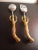1970s Solid Brass Handle Silverplated Spoon & Fork Set For Sale In Dallas - Image 6 of 7