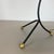 1960s Vintage Austrian Metal and Rattan Tripod Table Light, 1960s For Sale - Image 5 of 18