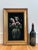 Vintage Original Velvet Flower Oil Painting, Pink Flower Still Life Art For Sale - Image 9 of 11
