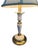 Elevate your living space with this striking pair of vintage Hollywood Regency table lamps, a celebrated mid-to-late 20th-...