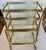 Just in, This set of three French Neoclassical style nesting bar carts, from the 20th century. Attributed to Maison...