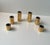 Danish Modern 24 Carat Gold Plated Candleholders by Hugo Asmussen, Set of 6 For Sale - Image 12 of 12