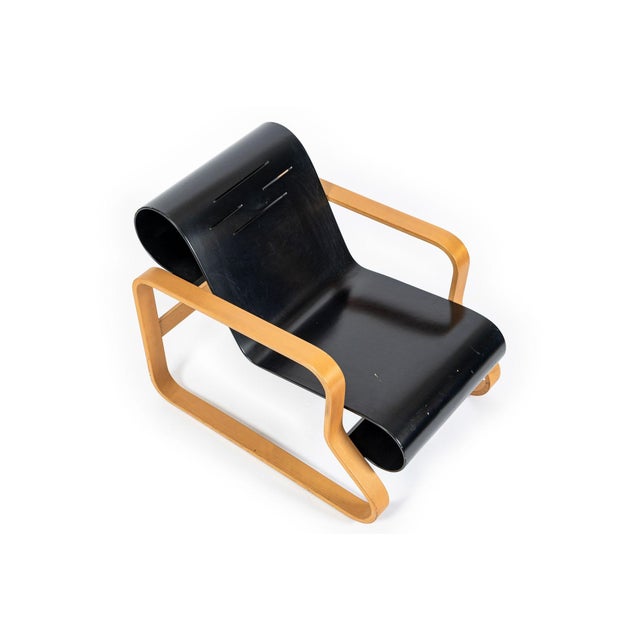 Vintage Paimio #41 Plywood Armchair by Alvar Aalto for Artek For Sale - Image 10 of 14