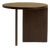 Round Smoked Oak Side Table by Lebanto For Sale