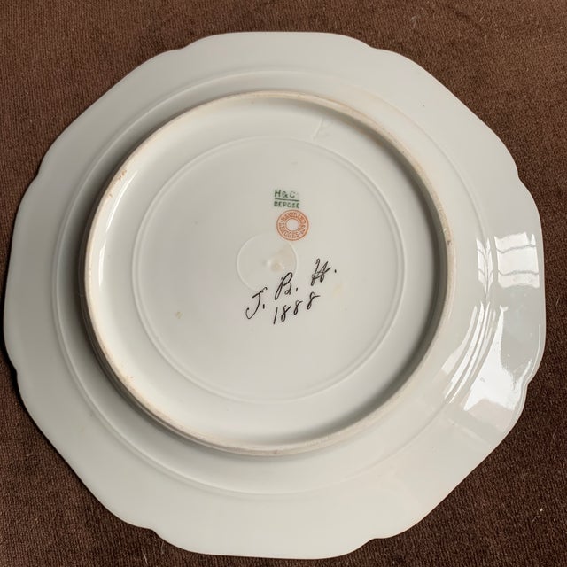 Antique 1888 Haviland Limoges H & C Depose Plate Chairish