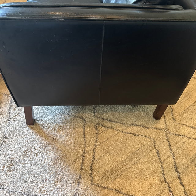 Sleek and timeless, this Pottery Barn Jake Leather Sofa (80”) brings mid-century modern style to any space. Crafted in...