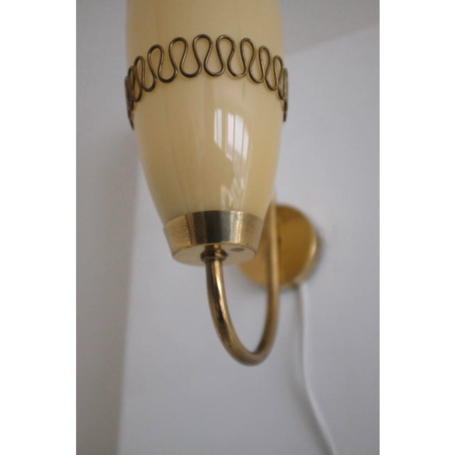 Mauri Almari 1950s Wall Sconce by Mauri Almari for Idman, Finland For Sale - Image 4 of 9