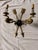 Early 20th Century Pair of Vintage French Empire Revival Brass and Enamel Swan Sconces For Sale - Image 5 of 8