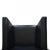 Vintage CH445 Wing Chair in Black Leather by Hans Wegner, 1990s For Sale - Image 4 of 11