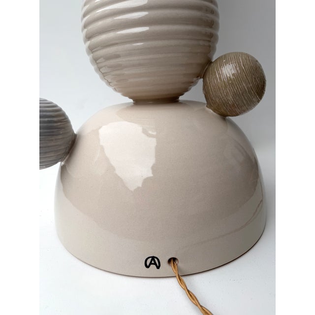 Contemporary Ceramic Atomo Floor Lamp by Antonio Cagianelli, Italy For Sale - Image 13 of 13