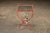 Mid-Century Modern Mid-Century Chippy Paint Side Table in Red For Sale - Image 3 of 8