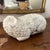 Antique hand carved marble sheep sculpture As found- headless