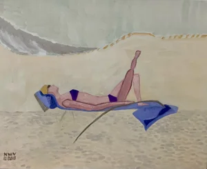 2018 “Vacation” Oil on Canvas by Nancy M. Vignola -