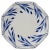 Blue Erbe Palustri Plates from Este Ceramiche, Set of 6 For Sale - Image 3 of 3