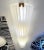 Modern Italian Art Deco Design Iridescent Frosted White Murano Glass Sconces - a Pair For Sale - Image 9 of 11