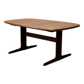 Oval Dining Table in Oak from Skovby Møblefabrik, 1980s For Sale