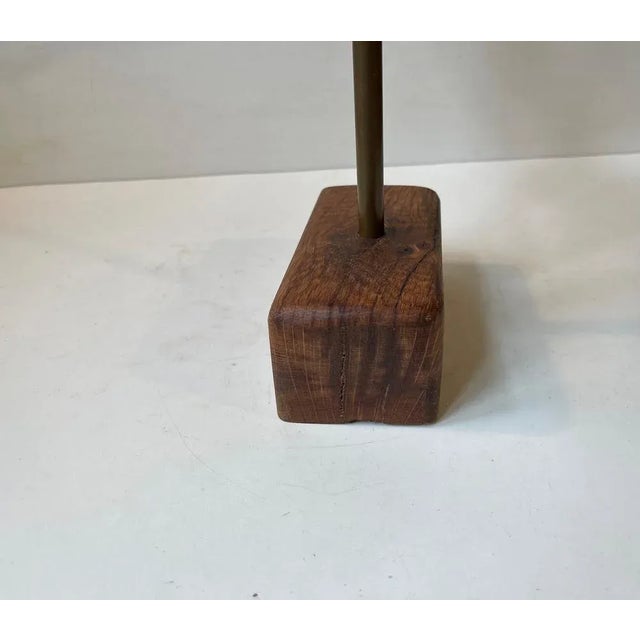 Vintage Scrap Art Sculpture with Brass Car Horn For Sale - Image 6 of 10