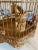 Antique Chinese Dragon-Motif Wicker Bird Cage For Sale - Image 4 of 13